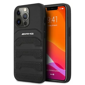AMG odinis įspaustų linijų dėklas iPhone 13 Pro / iPhone 13 - juodas