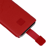 WONDER Deko dėklas telefonui (dydis XXL) Samsung S25 Ultra/S24 Ultra/M35/M23/A16 5G/Xiaomi Redmi 14C raudonas