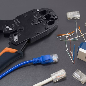 Qoltec 54556 RJ45 Modulinis Jungtis CAT6 FTP Paauksuoti Kontaktai 100 vnt.