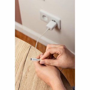 FORCELL F-ENERGY C703 kabelis USB A į Lightning MFi 2,4A 12W 1 m baltas