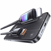 Laidas USAMS TC Series SJ749 30W USB-C į Lightning 1,2 m tamsus