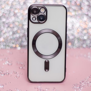 Color Chrome Magnetinis dėklas telefonui iPhone 12 6,1" juodas