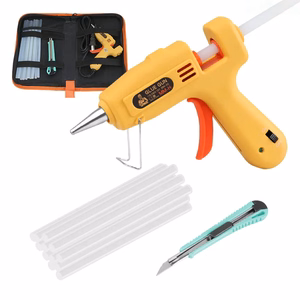 E6178 mini hot glue gun kit, 20 W, 8 mm