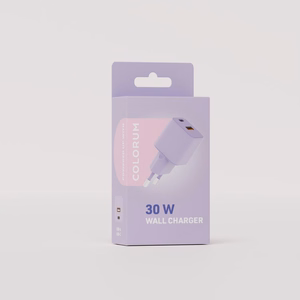 COLORUM wall įkroviklis USB-A + USB-C PD 30W CLS30-AC-09 xLavenda