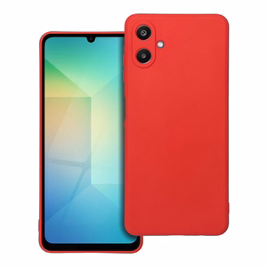 Minkštas dėklas telefonui SAMSUNG A06 4G raudonas