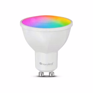 Nanoleaf Essentials Matter GU10 – 5 W RGBCW smart bulb with Wi-Fi, Bluetooth and Thread