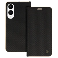 Wonder Frame anglies dėklas telefonui Samsung Galaxy S25 Edge juodas