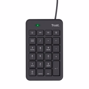Trust 22221 skaičių klaviatūra Knyginis kompiuteris / kompiuteris USB Juoda