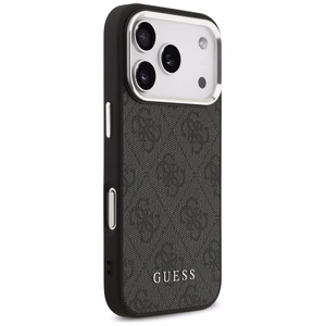 Guess 4G Classic Logo Magnetinis dėklas telefonui iPhone 17 Pro - juodas