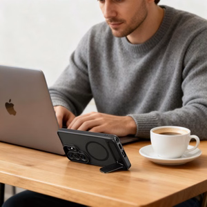 Tech-Protect MagRack MagSafe Dėklas for Samsung Galaxy S26 Ultra - Matinis juodas