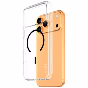 CARE by PanzerGlass Flagship Urban Explorer dėklas su juodu MagSafe iPhone 17 Pro Max - permatomas