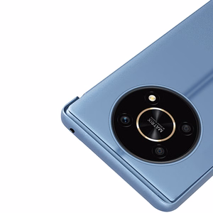 Dėklas telefonui Clear View Honor X9 / X9 5G / X30 / Magic4 Lite flip dėklas juodas