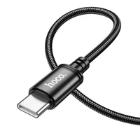 Kabelis USB A į USB C Hoco 3A 1 m X89 juodas