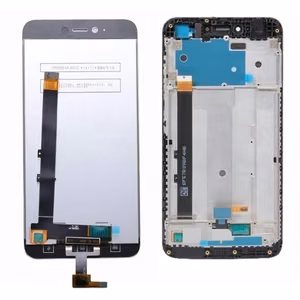 Ekranas skirtas Xiaomi Redmi Note 5A juodas su rėmeliu HQ