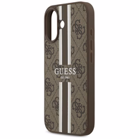 "Guess 4G Printed Stripes MagSafe" dėklas iPhone 17 - rudas