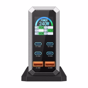 Blitzwolf BW-S31 tinklo įkroviklis 2xUSB-A, 4xUSB-C, PD, 240W