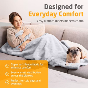Medisana HB 416 Heated blanket light grey