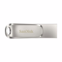 SanDisk Ultra Dual Drive Luxe USB atmintukas 1000 GB USB Type-A / USB Type-C 3.2 Gen 1 (3.1 Gen 1) Nerūdijančiojo plieno