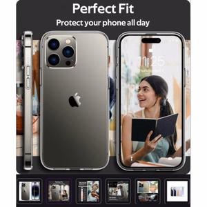 Dėklas X-Level "Antislip" Apple iPhone 17 Pro skaidrus