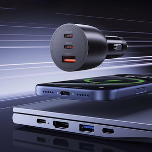 Orico PowerLink 165W USB-A + 2x USB-C automobilinis įkroviklis - juodas