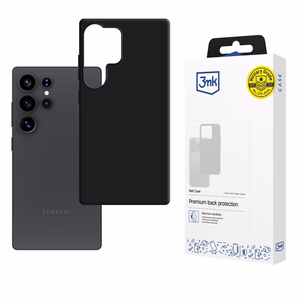3mk Matt Чехол для Samsung Galaxy S25 Ultra - чёрный