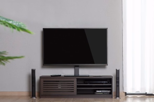 Gembird TVS-D55S-01 Stalinis televizoriaus stovas (pasukamas), 23" - 55", juodas