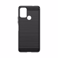 Carbon Case silikoninis dėklas telefonui Nokia C22 - juodas
