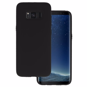 Dėklas silikoninis Lite telefonui Samsung Galaxy S8 Plus juodas