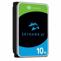 Seagate SkyHawk AI vidinis kietasis diskas 10 TB 7200 RPM 256 MB 3.5" Serial ATA III (ST10000VE001)