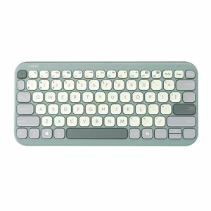 Asus Marshmallow KW100 Keyboard Wireless US International Green Tea Latte