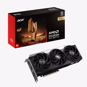 Видеокарта Acer Nitro Radeon RX 9070 OC, 16 ГБ AMD GDDR6