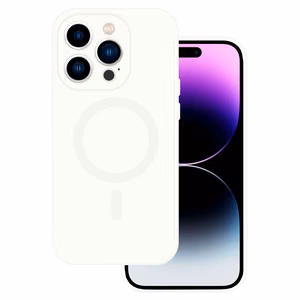 TEL PROTECT MagSilicone Dėklas telefonui Iphone 14 - baltas