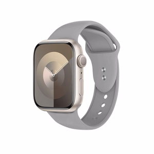 Crong Liquid Apple Watch dirželis, 44/45/46/49 mm, pilkas