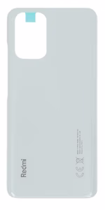 Galinis dangtelis Xiaomi Redmi Note 10 4G Pebble White (M2101K7AI/M2101K7AG) ORG