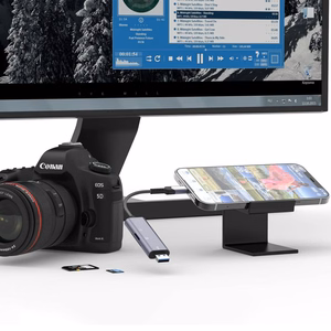 Tech-Protect UltraBoost SD/micro SD kortelių skaitytuvas su Lightning / USB-A jungtimi - pilkas