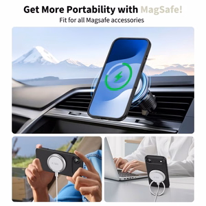 Tech-Protect Silicone magnetinis dėklas telefonui iPhone 17 Air - juodas