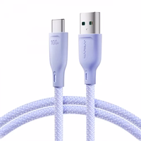 USB Laidas Joyroom "SA34-AC6" violetinis "Type-C" 100cm (iki 100W)