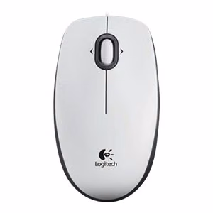 Logitech B100 optinė pelė balta USB