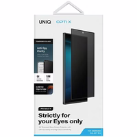 Uniq Optix Privacy apsauginis stiklas Samsung Galaxy S24 su aplikatoriumi