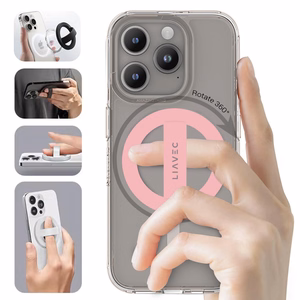 Liavec žiedas Magsafe rožinis