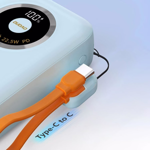 Išorinė baterija Dudao K21Pro Mini 20000mAh 22.5W - mėlyna