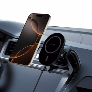 "Tech-Protect" MM15W-V6 magnetinis "MagSafe" automobilio oro ventiliacijos laikiklis - juodas