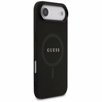 Guess Saffiano Classic Logo Magnetinė dėklas telefonui iPhone Air - juoda