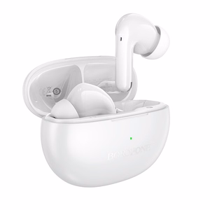 Baltos TWS Bluetooth ausinės Borofone FQ16 Star, ANC+ENC, Smart AI
