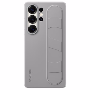 Samsung stovimas dėklas telefonui Samsung Galaxy S25+ pilkas