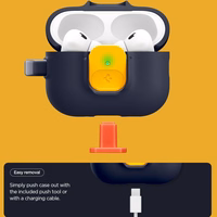 Spigen Nano Pop dėklas AirPods Pro 3 tamsiai mėlynas ir geltonas