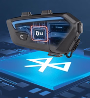 Motociklų domofonas FREEDCONN FX Juoda