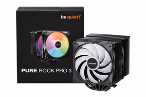 be quiet! Pure Rock Pro 3 LX procesoriaus oro aušintuvas 12 cm juodas 1 vnt.