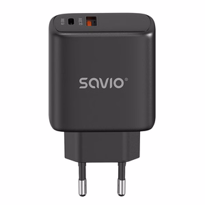 SAVIO LA-06/B USB Quick Charge Power Delivery 3.0 30W įkroviklis