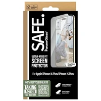 SAFE by PanzerGlass iPhone 16 Plus 6.7" apsauginis stiklas itin platus SAFE95877